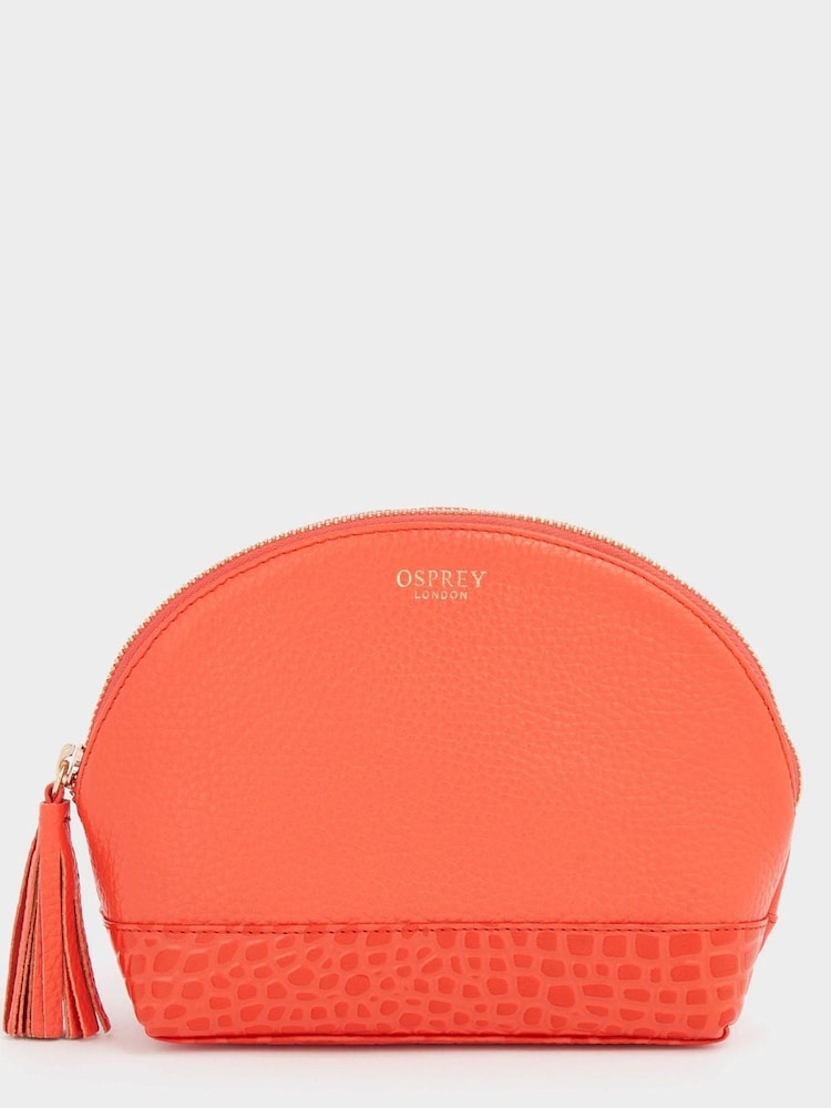 Osprey London The Kellie Leather Make-Up Bag - Image 1 of 4