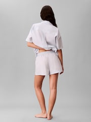 حزمة بيجامة شورت بوبلين قطن من Calvin Klein - صورة 2 من 6
