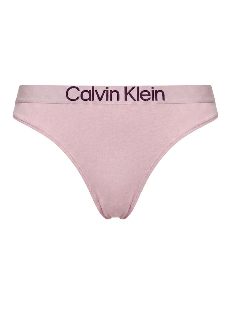 Calvin Klein Pink Maximum Cotton Thong - Image 6 of 6