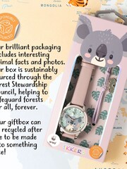 Peers Hardy Pink Tikkers x WWF - Koala Dial Watch & Koala Charm Bracelet - Image 3 of 4