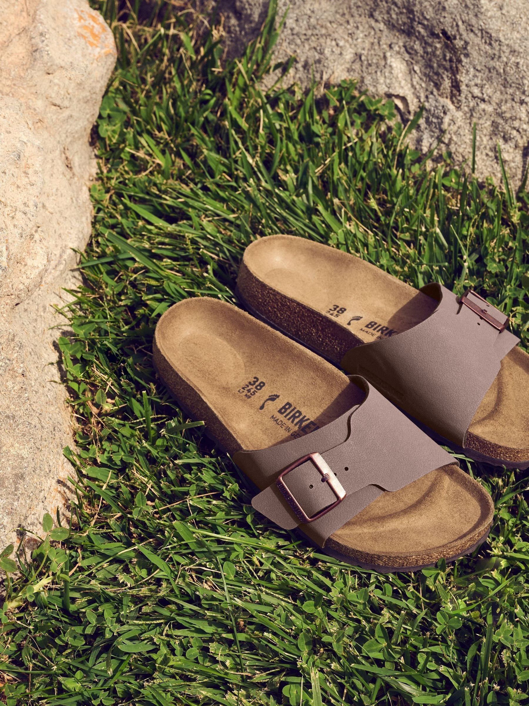 Buy Birkenstock Brown Cream Catalina Sandals from Next Germany