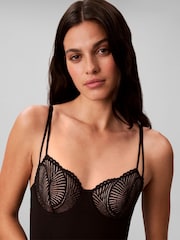 Calvin Klein Black Shapewear Perfectly Fit Lace Bodysuit - Image 4 of 6