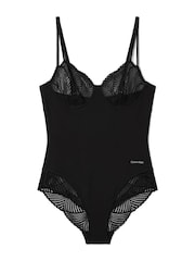 Calvin Klein Black Shapewear Perfectly Fit Lace Bodysuit - Image 6 of 6