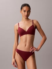 Calvin Klein Red Wirefree T-Shirt Bra - Perfectly Fit - Image 1 of 1