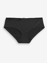 Black Short Microfibre Knickers 7 Pack - Image 2 of 4