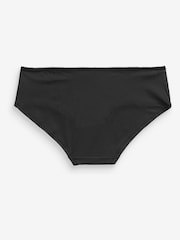 Black Short Microfibre Knickers 7 Pack - Image 3 of 4