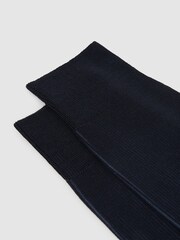 Reiss Navy Cory Two Tone Cotton Socks - Image 2 of 3