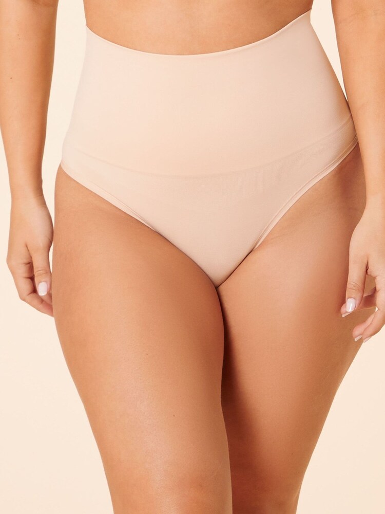 ETAM Cream Power By ETAM High Waist Medium Control Shaping Thong - Image 5 of 5