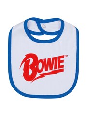 Amplified Baby David Bowie 100% Cotton White Sleepsuit Set - Image 3 of 4