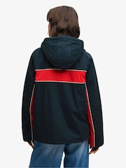 Superdry Blue Vintage Hooded Wind Jacket - Image 4 of 6