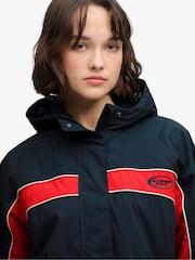 Superdry Blue Vintage Hooded Wind Jacket - Image 5 of 6