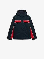 Superdry Blue Vintage Hooded Wind Jacket - Image 6 of 6