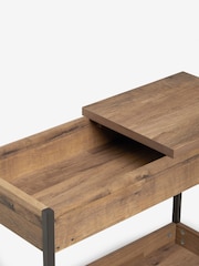 Dark Bronx Oak Effect Side Table - Image 2 of 7