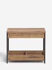 Dark Bronx Oak Effect Side Table - Image 7 of 7