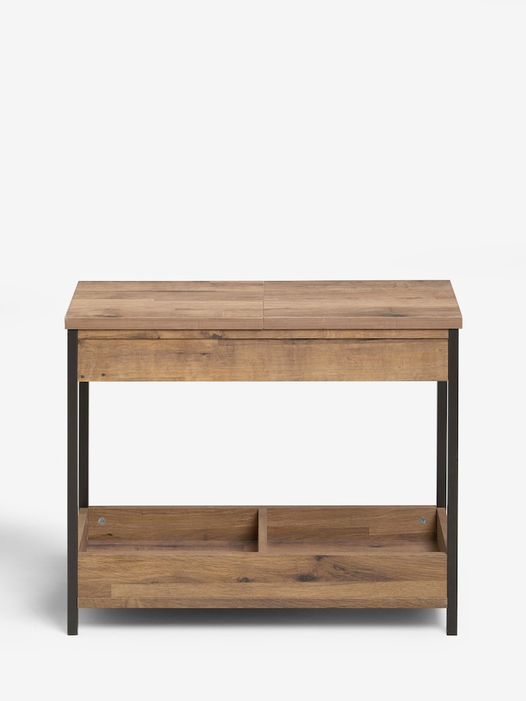 Dark Bronx Oak Effect Side Table - Image 7 of 7