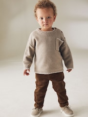 Tan Brown Corduroy Trousers (3mths-7yrs) - Image 2 of 7