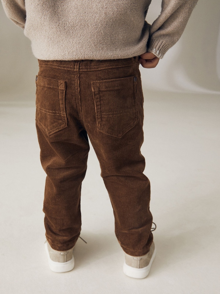 Marrone chiaro  - Pantaloni di velluto a coste (3mesi -7anni) - Image 4 of 7