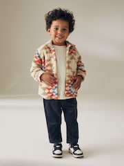 Indigo Blue Corduroy Pull On 100% Cotton Trousers (3mths-7yrs) - Image 2 of 3