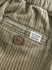 Sage Green Corduroy Pull On 100% Cotton Trousers (3mths-7yrs) - Image 7 of 7