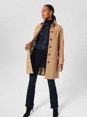 Hobbs Brown Vivienne Trench Coat - Image 6 of 7