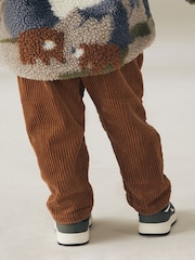 Tan Brown Corduroy Pull On 100% Cotton Trousers (3mths-7yrs) - Image 4 of 7