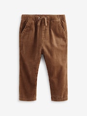 Tan Brown Corduroy Pull On 100% Cotton Trousers (3mths-7yrs) - Image 5 of 7