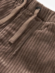 Taupe Brown Corduroy Pull On 100% Cotton Trousers (3mths-7yrs) - Image 2 of 2