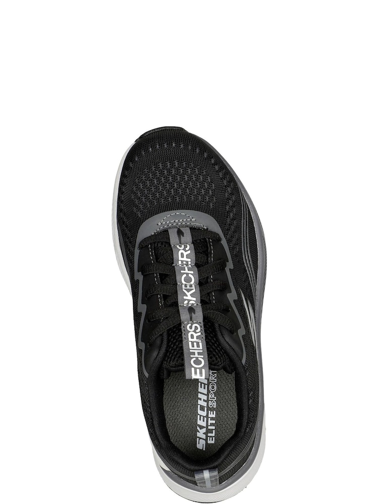 Schwarz - Skechers Elite Sport Push-Pace Trainers - Bild 5 von 5