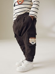 Brown Cargo Trousers (3mths-7yrs) - Image 1 of 9