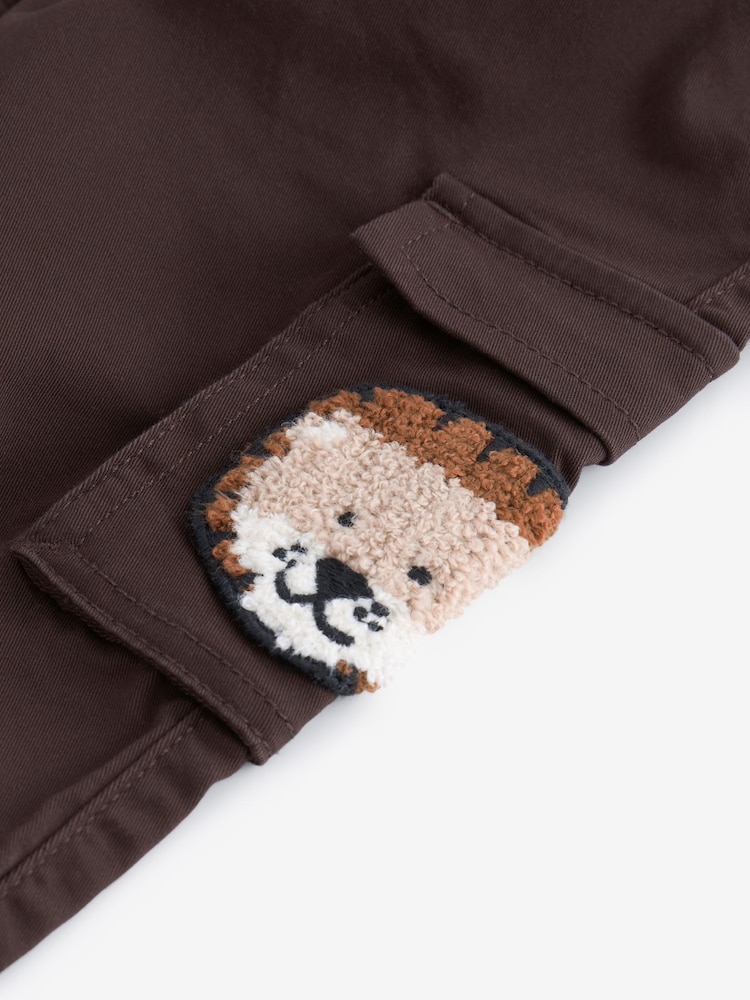 Brown Cargo Trousers (3mths-7yrs) - Image 9 of 9
