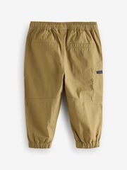 Tan Brown Seam Detail 100% Cotton Cargo Trousers (3mths-7yrs) - Image 5 of 6