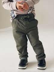 Khaki Green Pull-On Lined Trousers (3mths-7yrs) - Image 1 of 8
