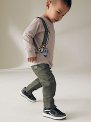 Khaki Green Pull-On Lined Trousers (3mths-7yrs) - Image 2 of 8
