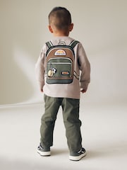 Khaki Green Pull-On Lined Trousers (3mths-7yrs) - Image 4 of 8