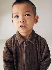 Soft Brown Corduroy 100% Cotton Boilersuit (3mths-5yrs) - Image 4 of 7