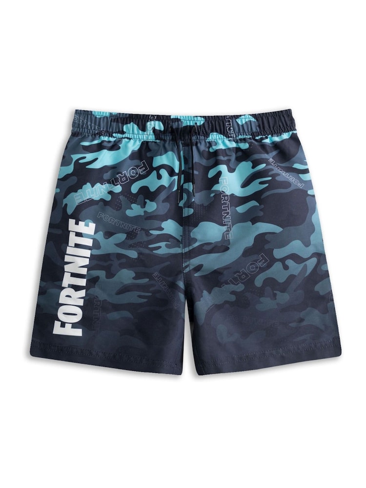 Vanilla Underground Blue Fortnite Swim Shorts - Image 4 of 4