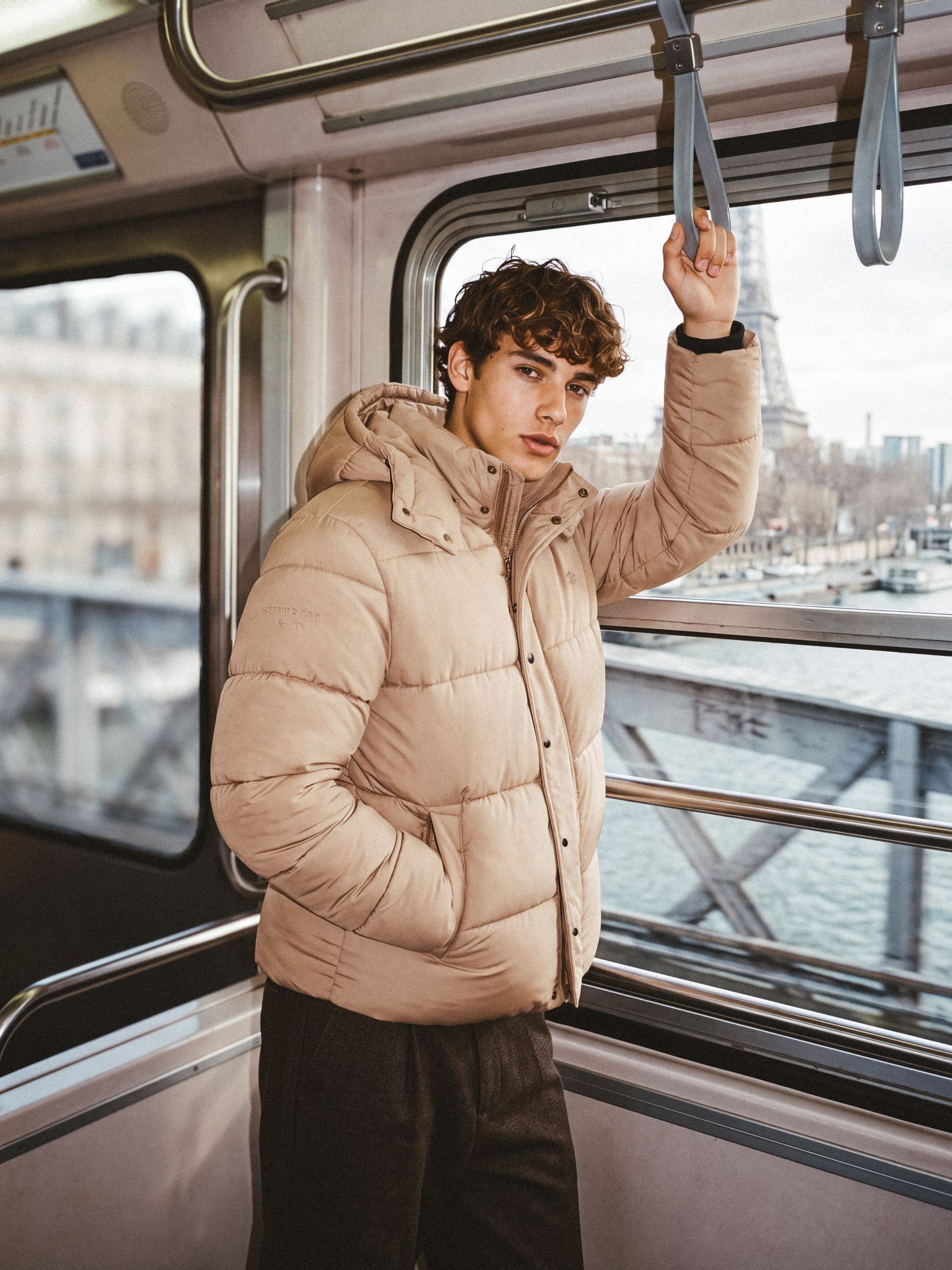 Superdry Men's Beige Down Jacket Premium Ripstop - Image 2