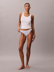 أرجواني - قطعة بيكيني سفلية مزيّنة بشعار الماركة المميز من Calvin Klein - صورة 3 من 5