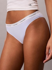 أرجواني - قطعة بيكيني سفلية مزيّنة بشعار الماركة المميز من Calvin Klein - صورة 4 من 5