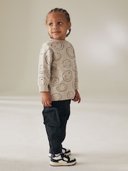 Black Multipocket Cargo Trousers (3mths-7yrs) - Image 2 of 4