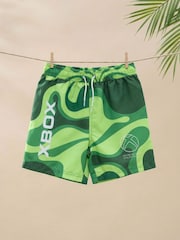 Vanilla Underground Green Xbox Swim Shorts - Image 1 of 4