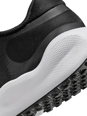 Nike Black/White Youth Revolution 7 Trainers - Image 12 of 12