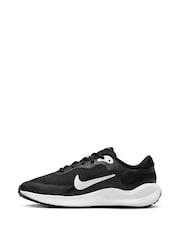 Nike Black/White Youth Revolution 7 Trainers - Image 5 of 12