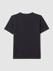 Reiss Navy Jude 13-14 yrs Cotton Crew Neck T-Shirt - Image 2 of 3