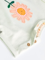 Orange Baby 100% Cotton Top and Shorts 2 Piece Set - Image 12 of 13