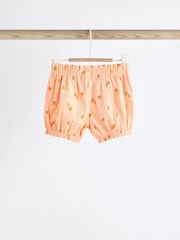 Orange Baby 100% Cotton Top and Shorts 2 Piece Set - Image 8 of 13