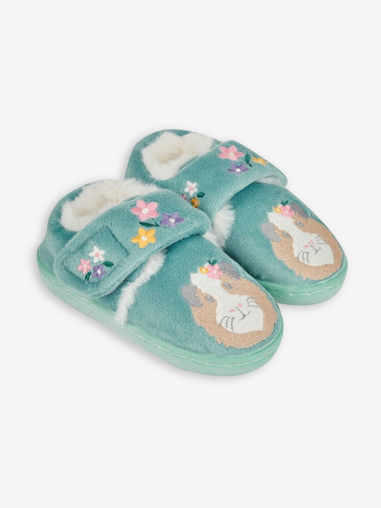 JoJo Maman Bébé Duck Egg Slipper Shoes - Image 1 of 4