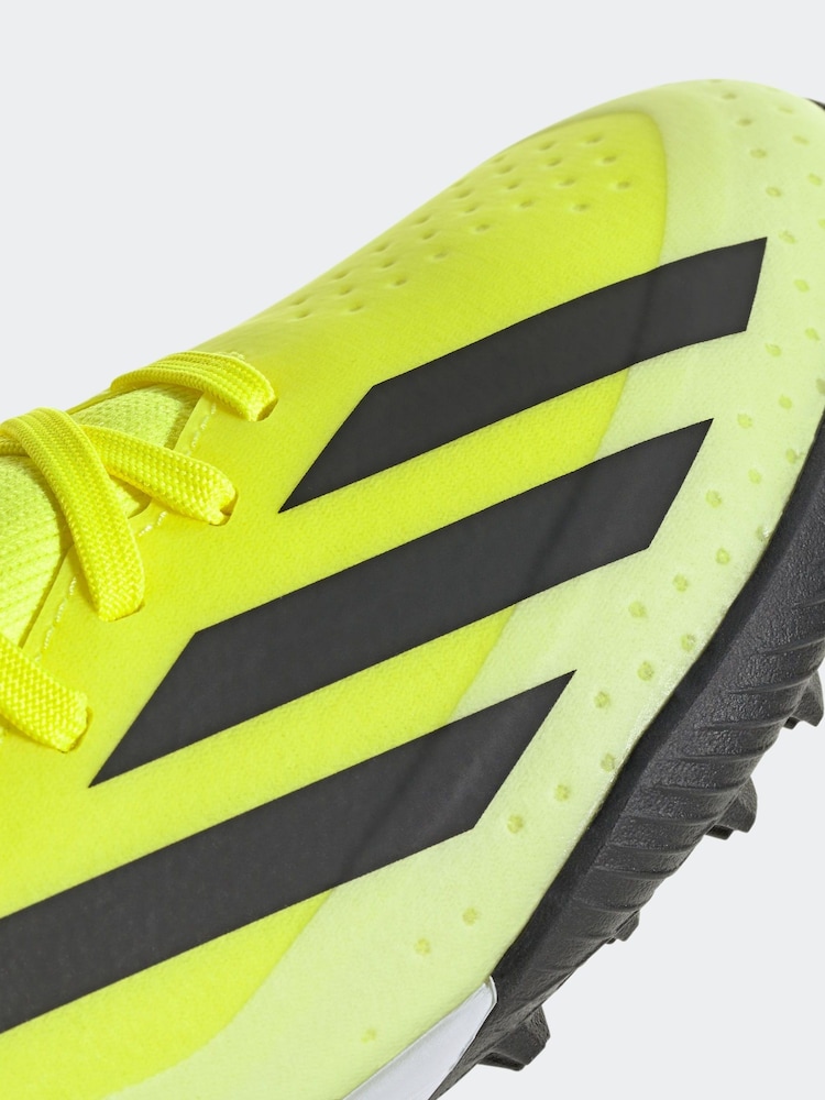 adidas Yellow Football X Crazyfast League Turf Kids Boots - Image 10 of 10