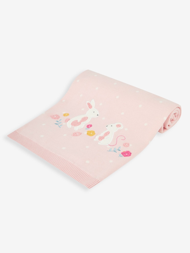 JoJo Maman Bébé Appliqué Shawl - Изображение 1 из 3