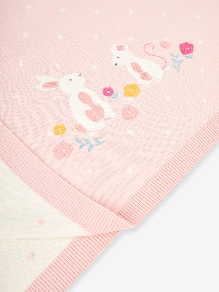 JoJo Maman Bébé Appliqué Shawl - Изображение 3 из 3
